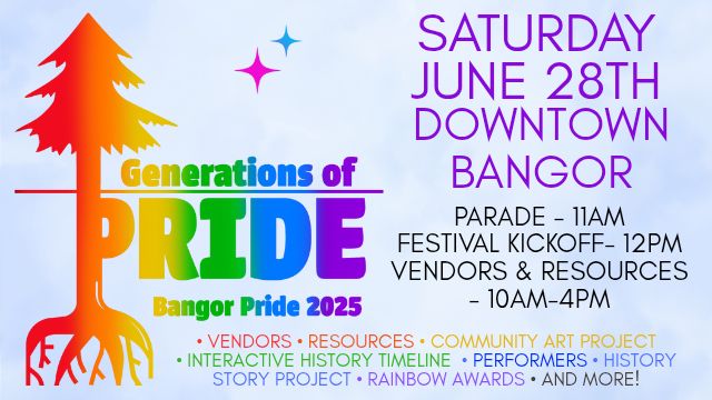 🌈 Bangor Pride 2025: Generations of Pride