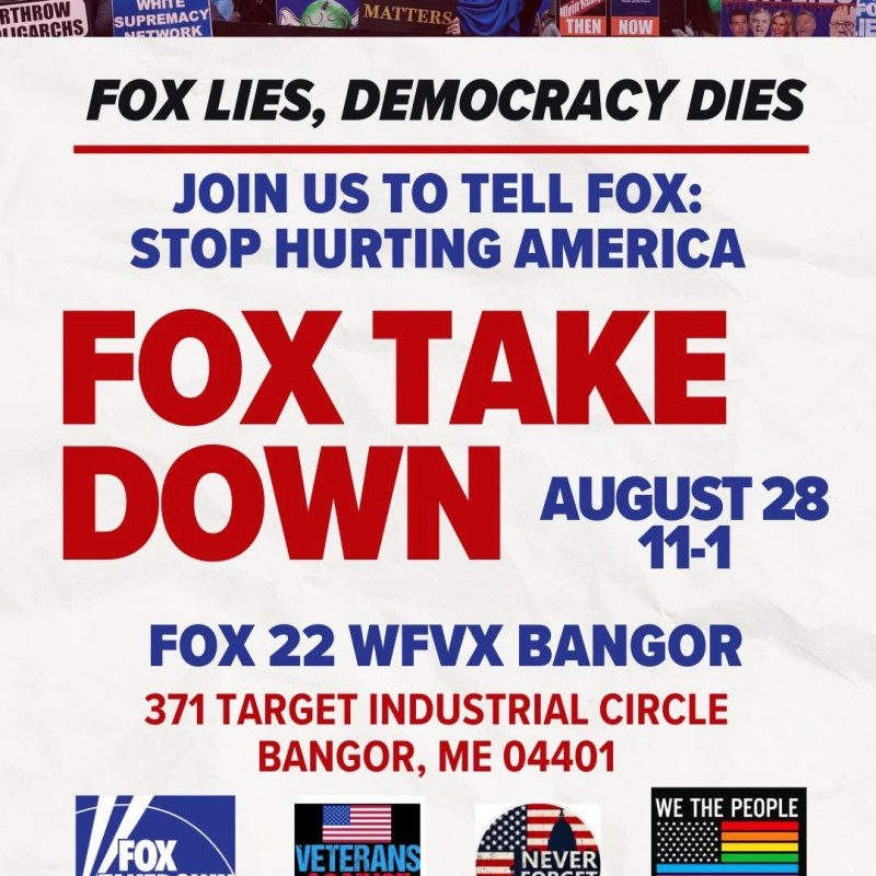 Fox Takedown-Bangor, Thursday August&nbsp;28th