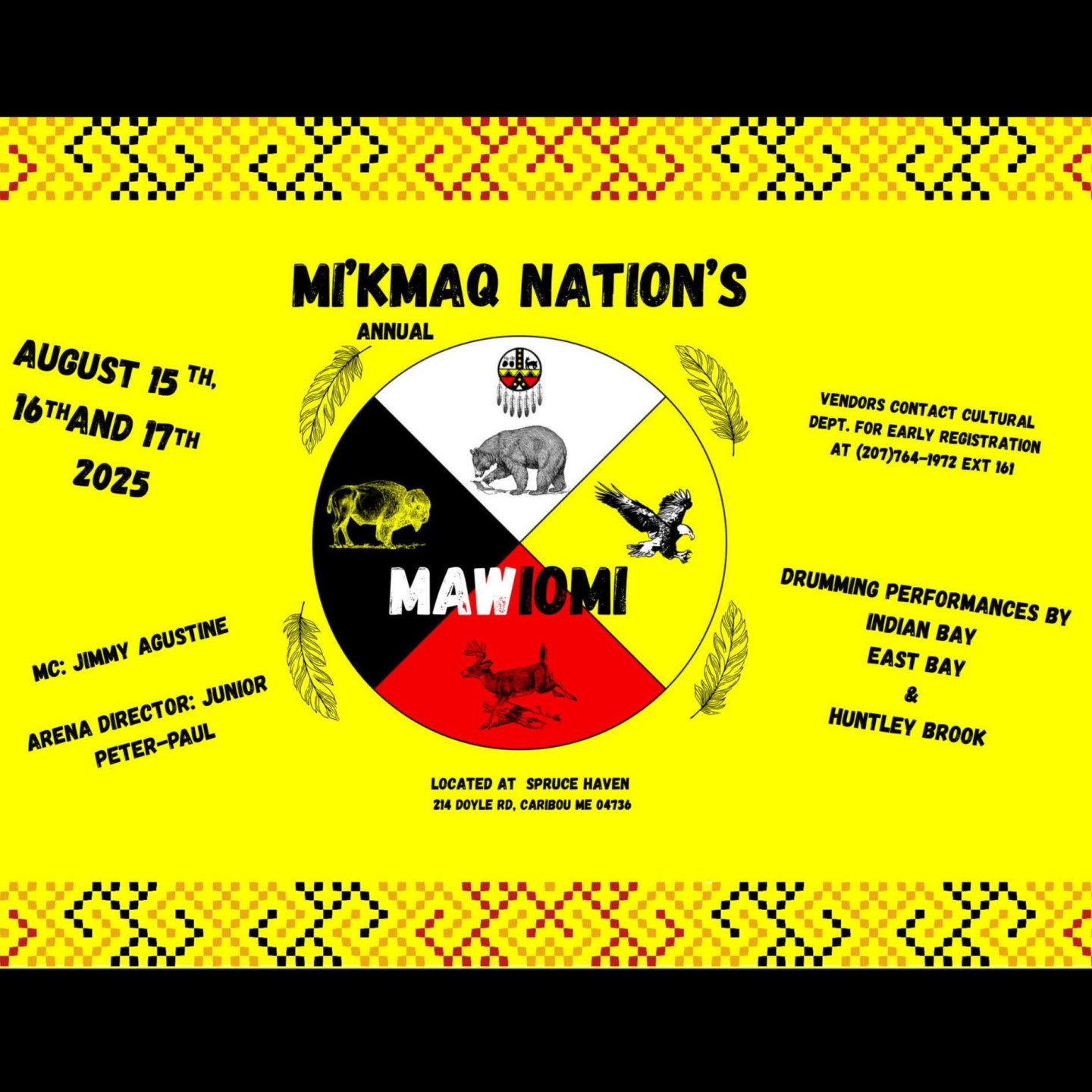 Mi’kmaq Nation’s Annual Mawiomi of Tribes, August 15 – 17, 2025